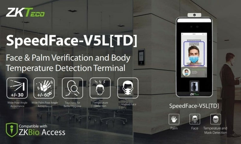 SpeedFace-V5L[TD] Indoor - Temperature Scanner